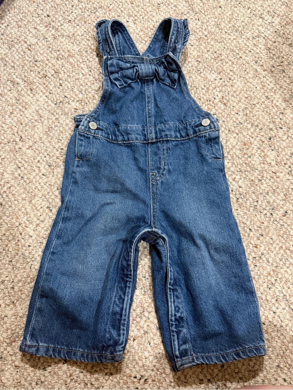 Gap baby girl denim overalls